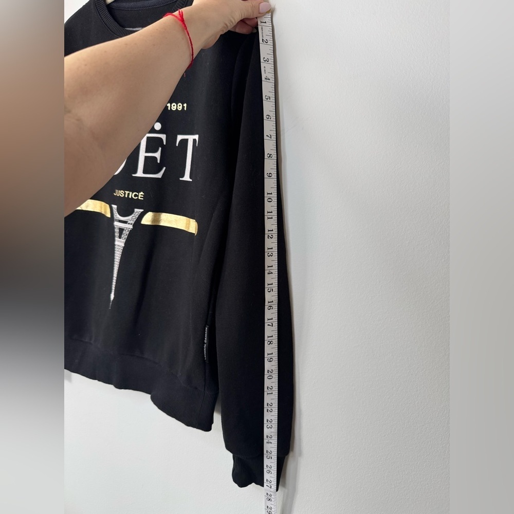 Criminal Damage Paris Logo Crew Sweater - Picture 10 of 17